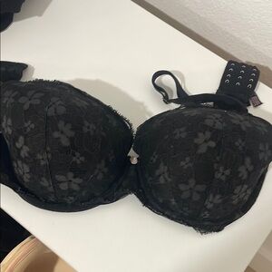 Elegant Black Lace Bra